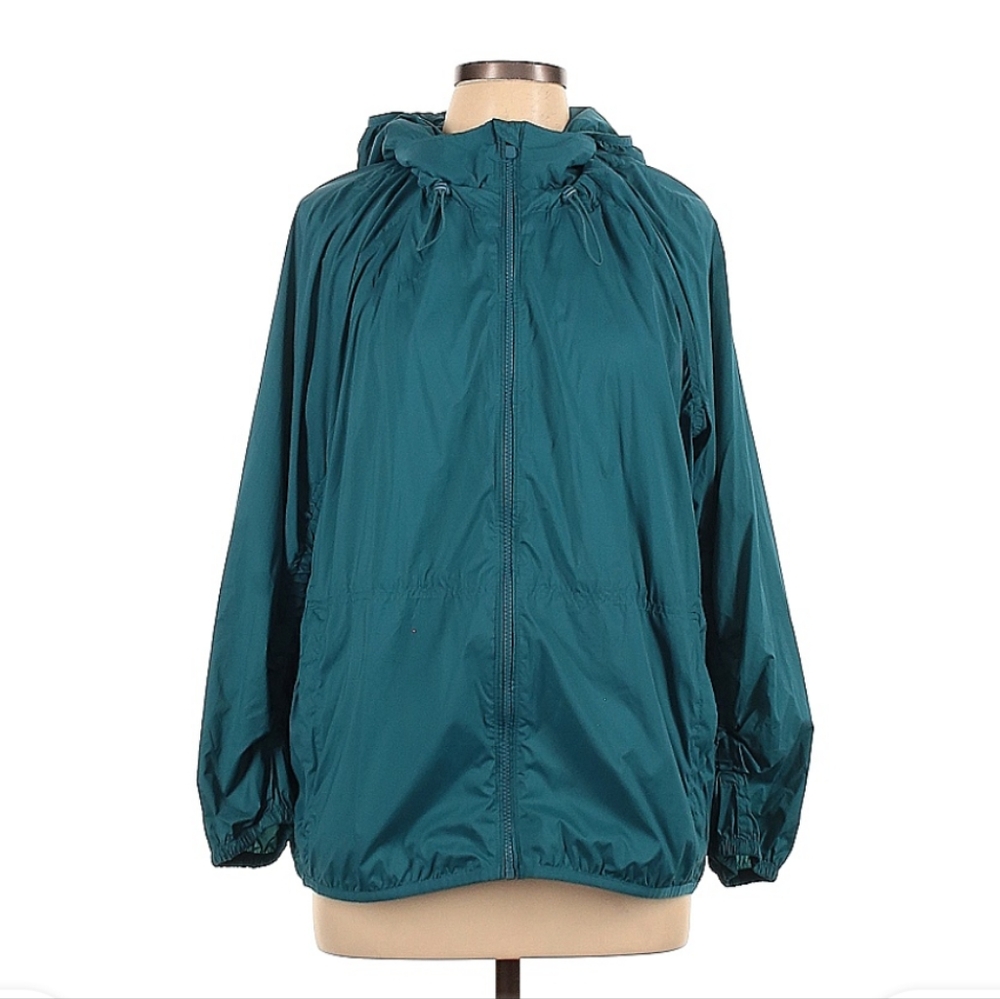 Athleta Teal Hooded Jacket